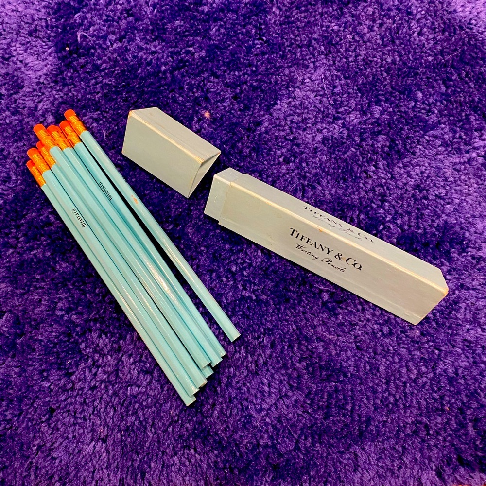 Tiffany pencils and box
